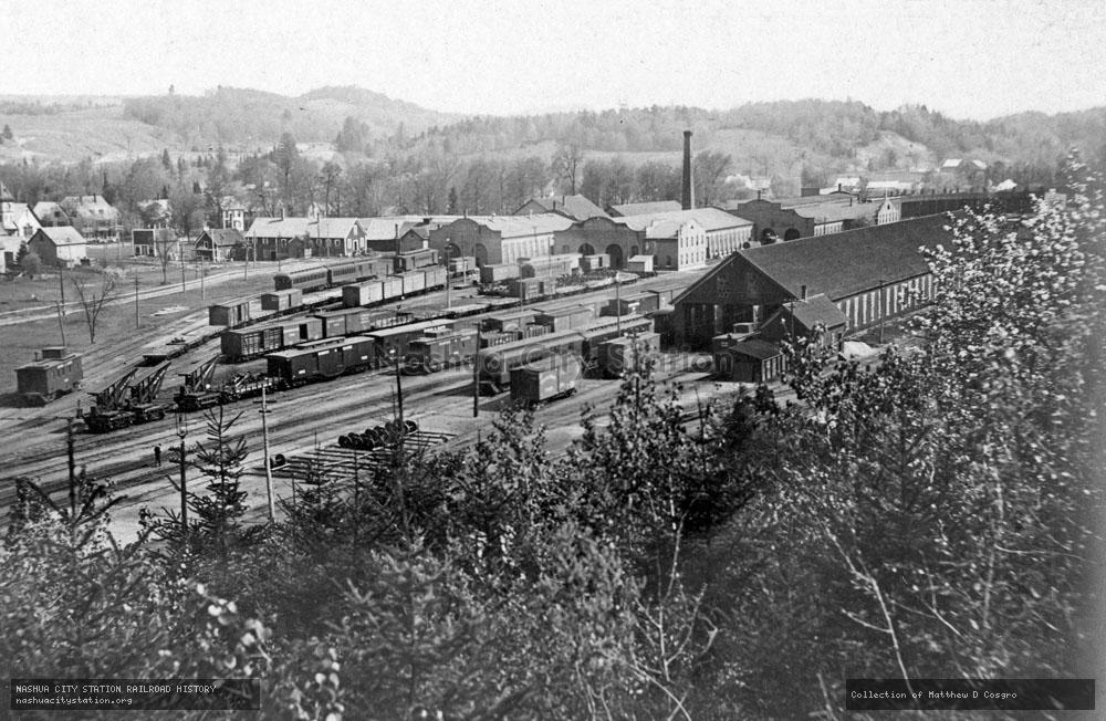 Postcard: Lyndonville railroad shops